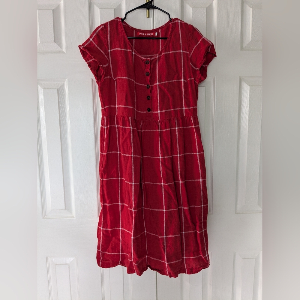 Pyne & Smith Red Windowpane No. 11